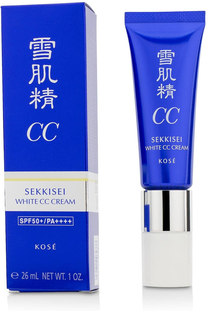Kosé Sekkisei White Cc Cream SPF50+ PA++++ Light Ochre 01 26ml - Made In Japan