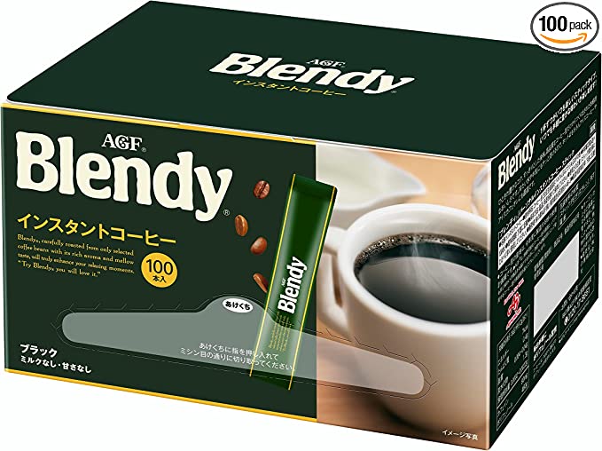 Ajinomoto Agf Blendy Personal Instant Coffee Stick 100 Sticks - Japanese Instant Coffee