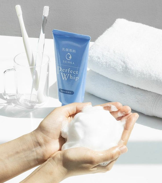 Shiseido Cleansing Senka Perfect Whip 150g - Japanese Facial Cleanser - Cleansing Foam