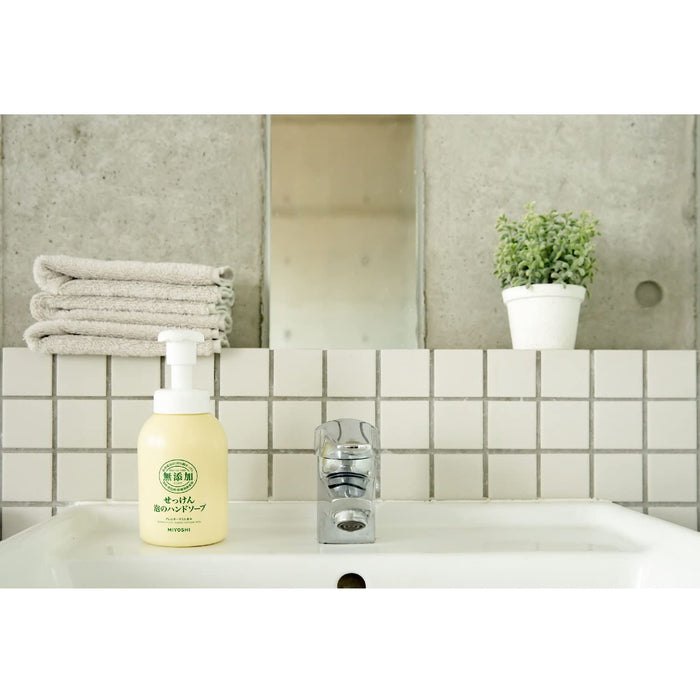 Miyoshi 無添加劑肥皂泡沫洗手液泵 350 毫升 - 日本個人護理用品和洗手液