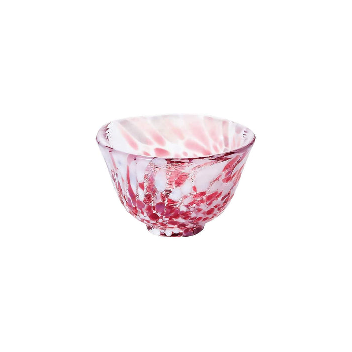 Aderia Japan Hand-Blown Sake Glass 50Ml Pink Tsugaru Vidro