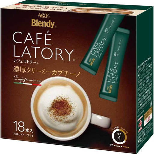 Ajinomoto Agf Blendy Cafe Latley Stick 18 Rich Creamy Cappuccinos [Instant Coffee] Japan With Love