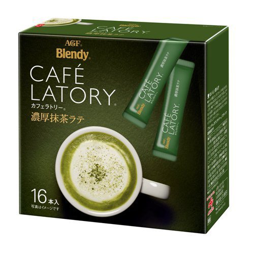 Ajinomoto Agf Blendy Cafe Latory 抹茶拿铁 16 支 - 日本抹茶拿铁