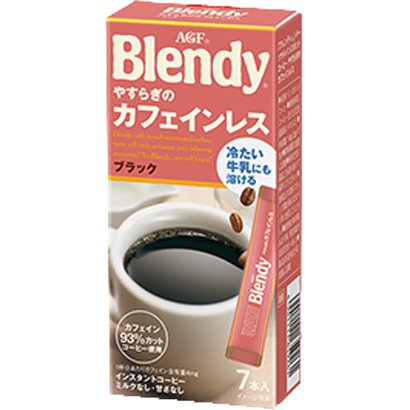 Ajinomoto Agf Blendy Personal Instant Coffee 7 Bottles of Peaceful Caffeine-Less [Instant Coffee] Japan With Love