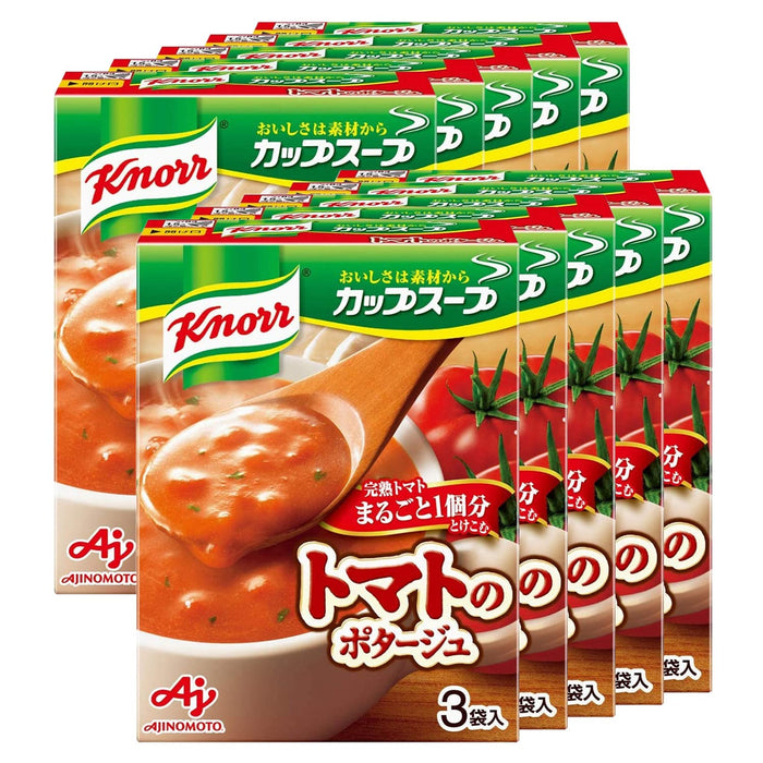 Knorr Japan Cup Soup Potage W/ Whole Tomato 18.2G X3 10 Boxes
