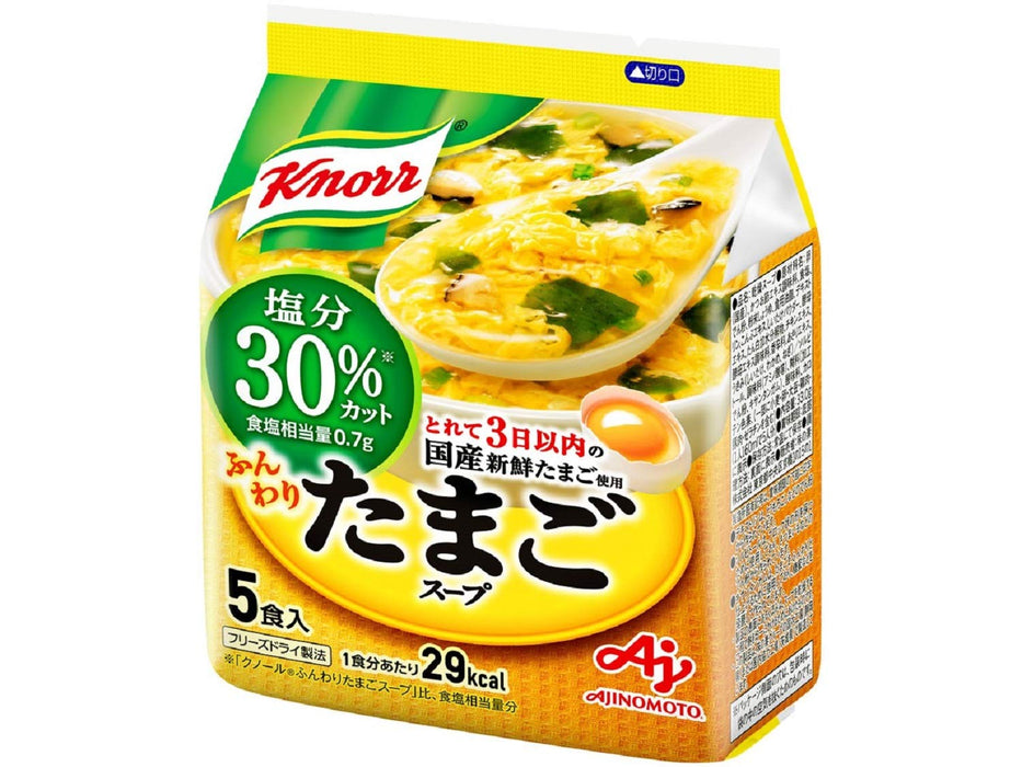 Knorr Japan Fluffy Egg Soup 5 Servings X 5 Pieces 30% Salt Content Bag