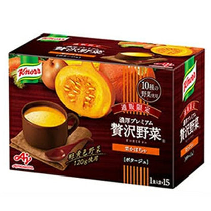 Ajinomoto Knorr Rich Premium Luxury Vegetables Chestnut Pumpkin Soup 15 Bags Japan