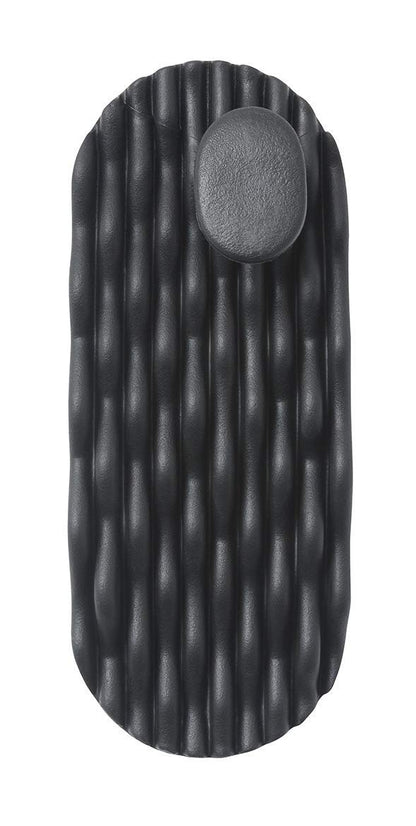 He Lived Akaishi Tsubo Fit Slippers Black - Japanese Made