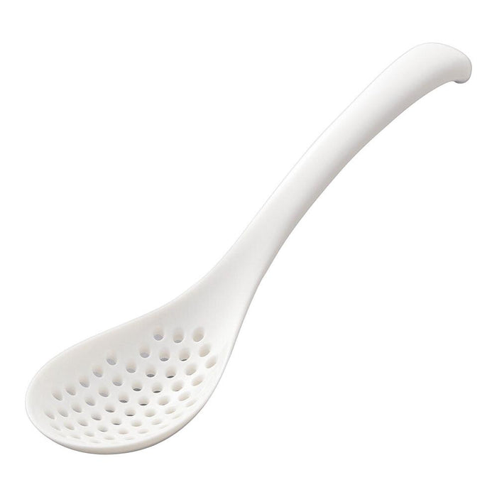 Akebono Multi Use Perforated Spoon White - Small