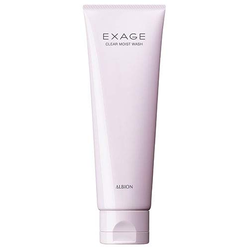 Albion Exage Clear Moist Wash 120g - Moisturizing And Gentle Facial Cleanser From Japan