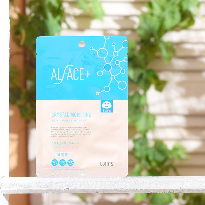 Alface Aqua Moisture Sheet Mask Crystal Moisture 5-Sheet Box - Mask For Dry Skin