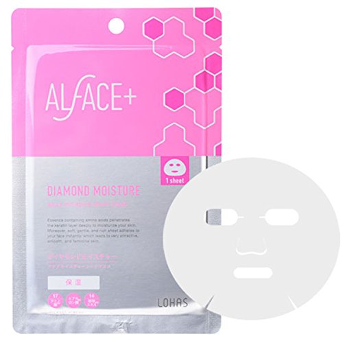 Alface Aqua Moisture Sheet Mask Diamond Moisture 5-Sheet Box - Mask For Dry & Sensitive Skin