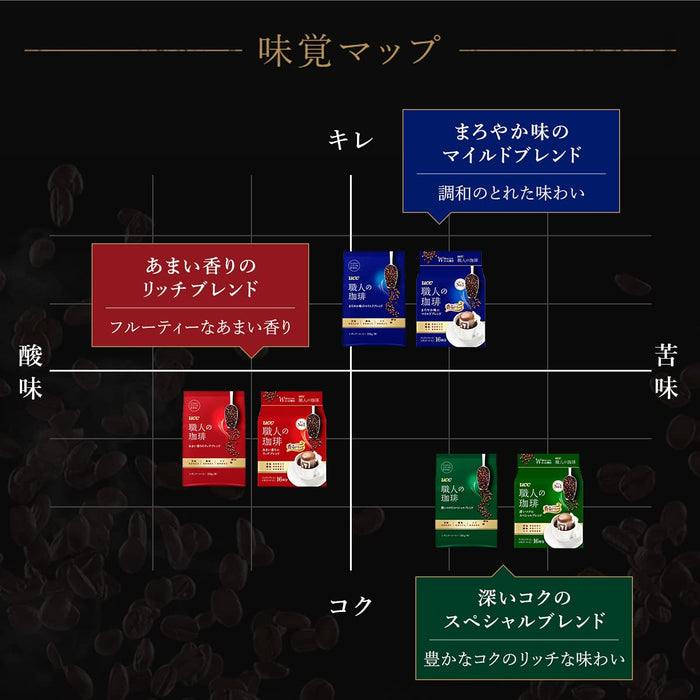 Artisan Coffee Drip Coffee Sweet Fragrant Rich Blend 120 Cups | Japan