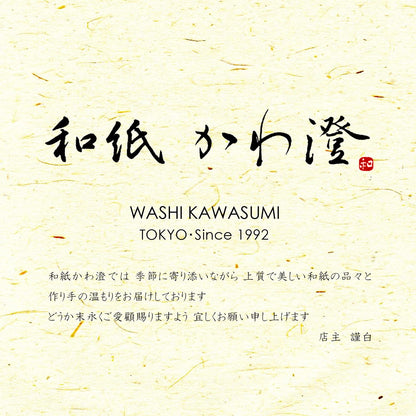 Japan Washi Kawasumi Hand-Dyed Cherry Pattern Chiyogami Yuzen Washi B4 25.7X36.4Cm 10 Patterns