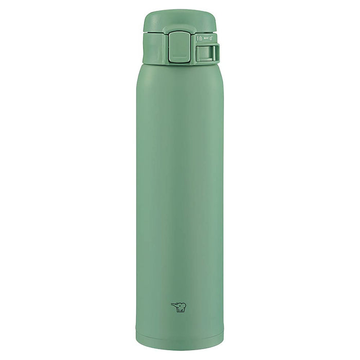 Zojirushi (Zojirushi) Water Bottle Direct Drinking [One-Touch Open] Stainless Mug 600Ml Khaki Sm-Sta60-Gd