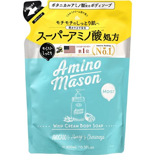 Amino Mason Japan Classic Rose Bouquet Body Soap & Shampoo Refill 400Ml [Single Item]