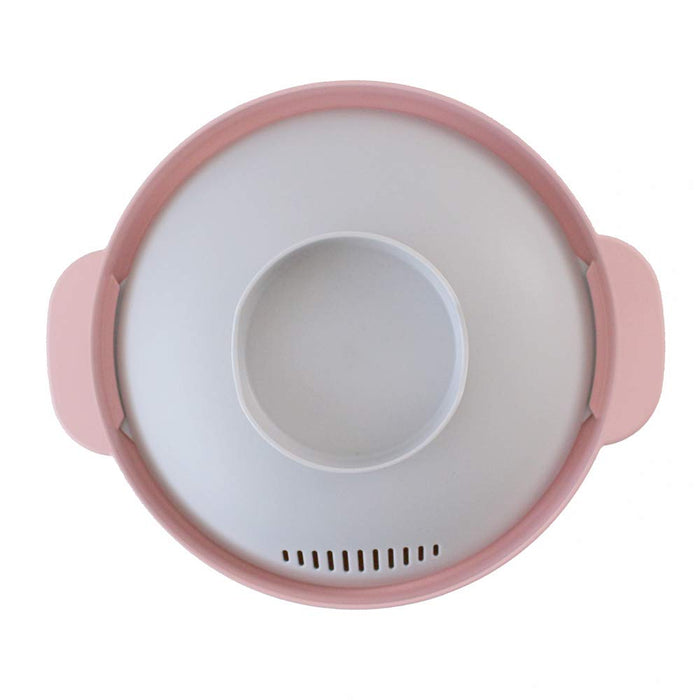 &Amp;Ne Rakuchin Convenient Microwave Pot Japan Recopo Pink Nim-118-Pk