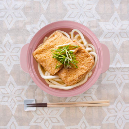 &Ne Rakuchin Convenient Microwave Pot Japan Recopo Pink Nim-118-Pk