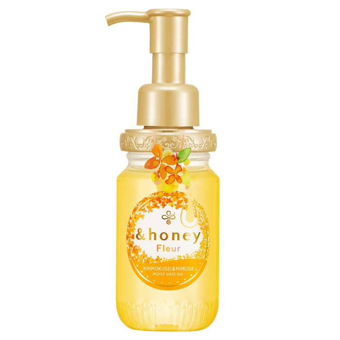 Honey Fleur Hair Oil 3.0 Osmanthus & Mimosa Honey Scent 100Ml Japan