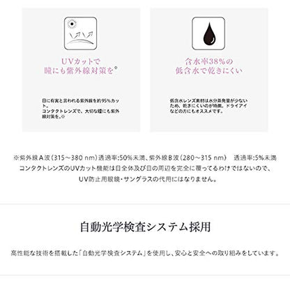 Ambi Envie 1Day Olive Brown -8.00 10Pcs Japan Contact Lenses 1Box