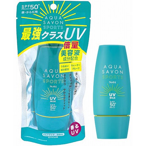 Aqua Shabong Shaboon Sports uv Milk no.1 58ml [Sunscreen] Japan With Love