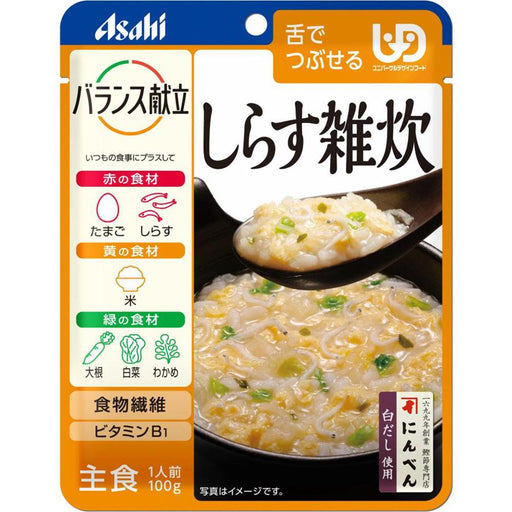 Asahi Balance Menu Shirasu Porridge 100g Japan With Love