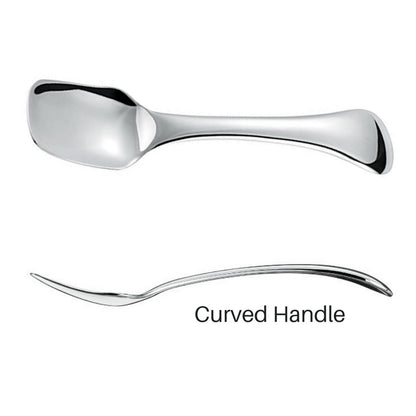 Asahi Copper Curved Ice Cream Spoon 11.4Cm Square Head - Gold