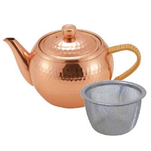 Asahi Japan Copper Kyusu Teapot Tea Caddy & Spoon Gift-Boxed Set
