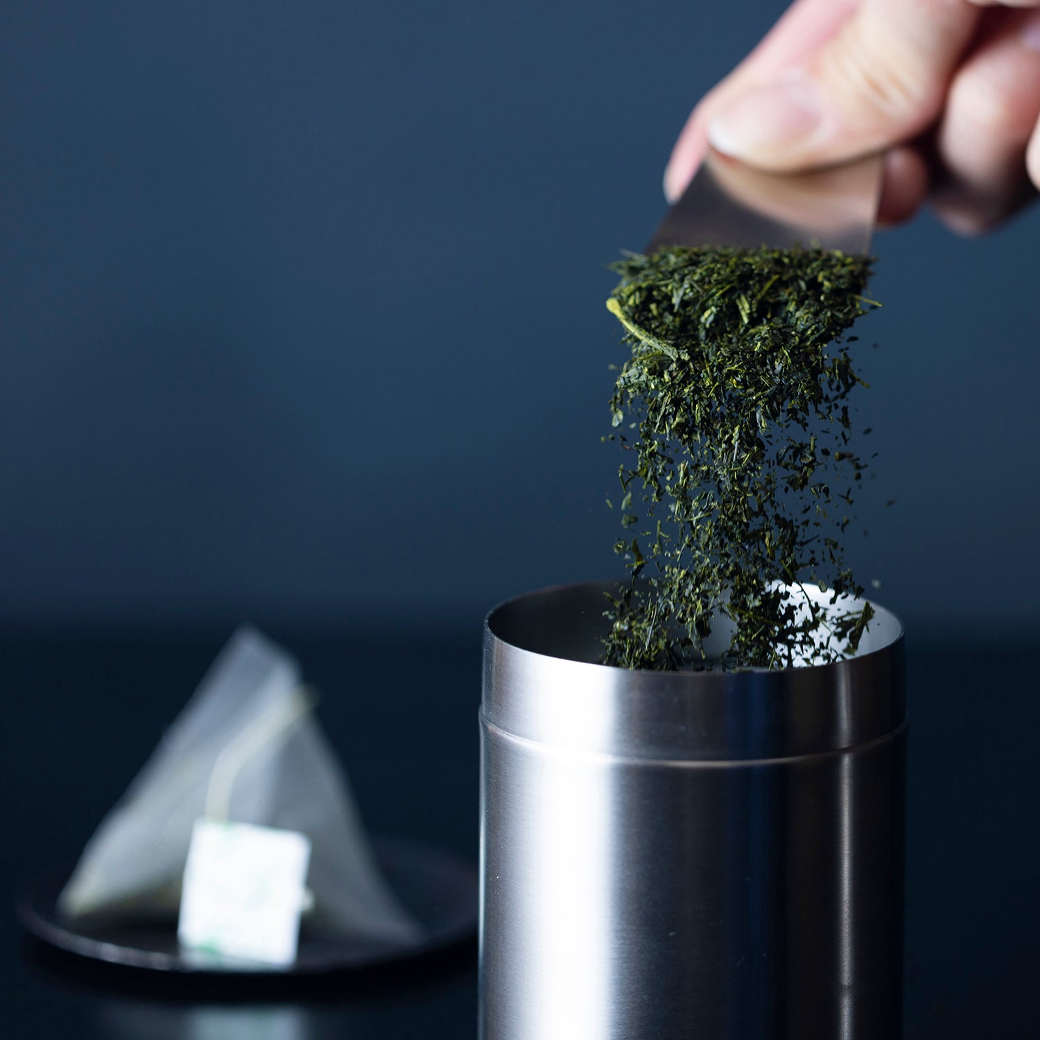 Asahi Japan Stainless Steel Loose Tea Leaf Canister Chazutsu Tea Caddy 200Ml