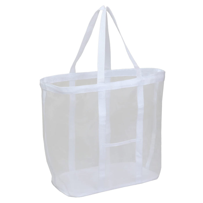 Astro White Laundry Bag 39X24X40Cm Japan Mesh Basket 820-29