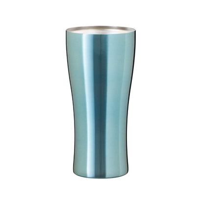 Atlas Ast-420Bl Thermal Insulated Stainless Steel Tumbler 420Ml Japan Lightweight Blue Vacuum Beer Highball