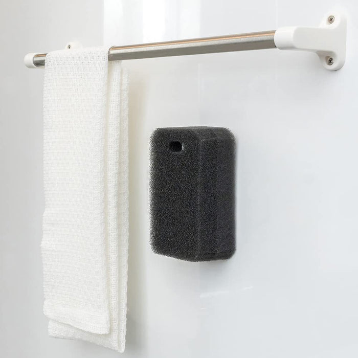 Azuma Industrial Japan Bathtub Handy Brush Washing Sponge W/Hook Magnet Foaming & Drainage Sm@Rt649