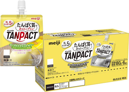 Meiji Protein Tanpact Jelly Fruit Mix Flavor 180G X 6 Pieces - Ball Sales - Japan