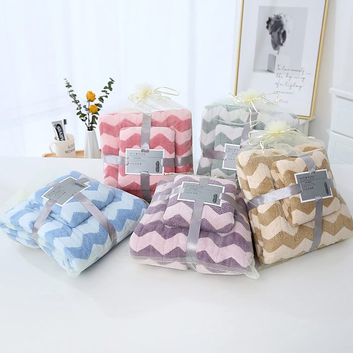 Junerose Large Soft Fluffy Polyester Bath Towel 35X75Cm/70X140Cm Durable Japan