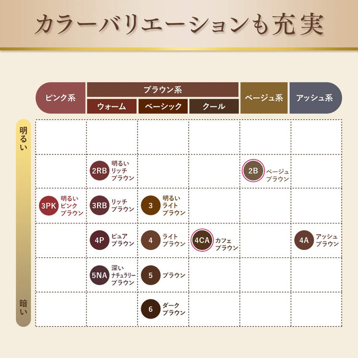 Bigen 日本 Pump 染髮劑補充裝 4 支淺棕色