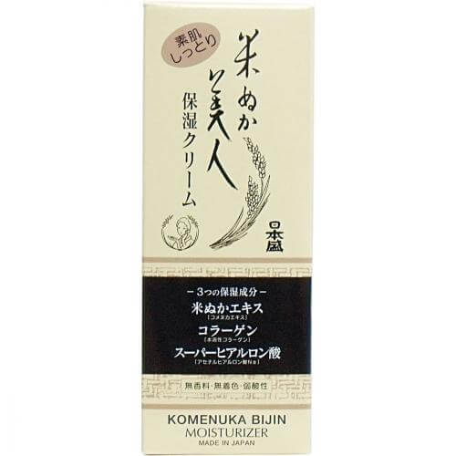 Bijin Nuka Komenuka Beauty Facial Moisturizing Cream With Rice Bran 35g Japan With Love