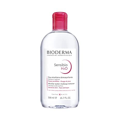 Bioderma Sensibio H2O Micellar Water Makeup Remover For Sensitive Skin 500ml - Makeup Removers