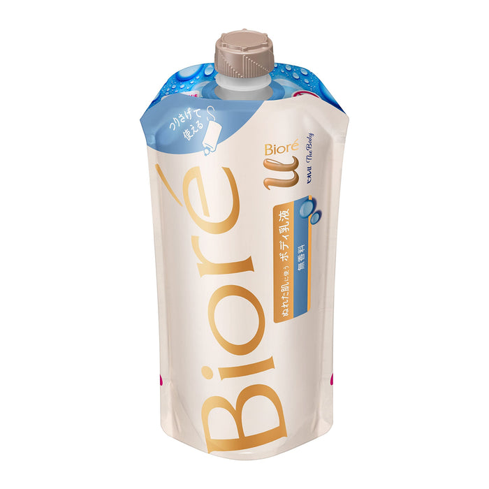 Biore U Japan Body Emulsion Refill 300Ml For Wet Skin Fragrance-Free Suspension Pack