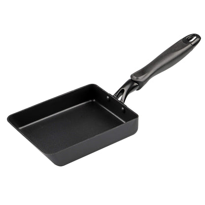Pearl Metal Kinzoku Egg Maker Ih Compatible Frying Pan Japan Limited Matte Black 13X18Cm Az-5004