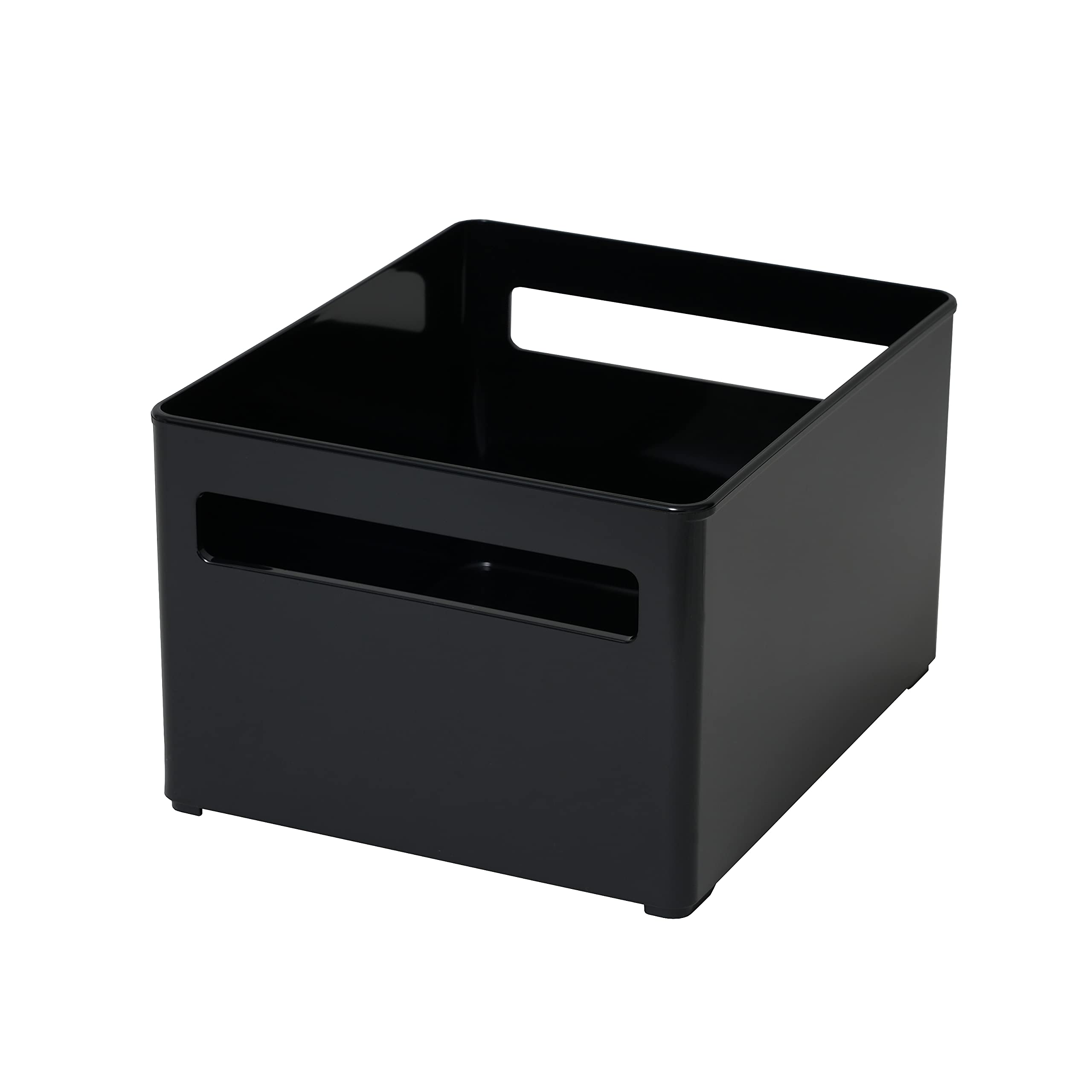 Pearl Metal Japan Antibacterial Vegetable Compartment Freezer Storage Tray 208X250X150Mm Az-5145 - Black