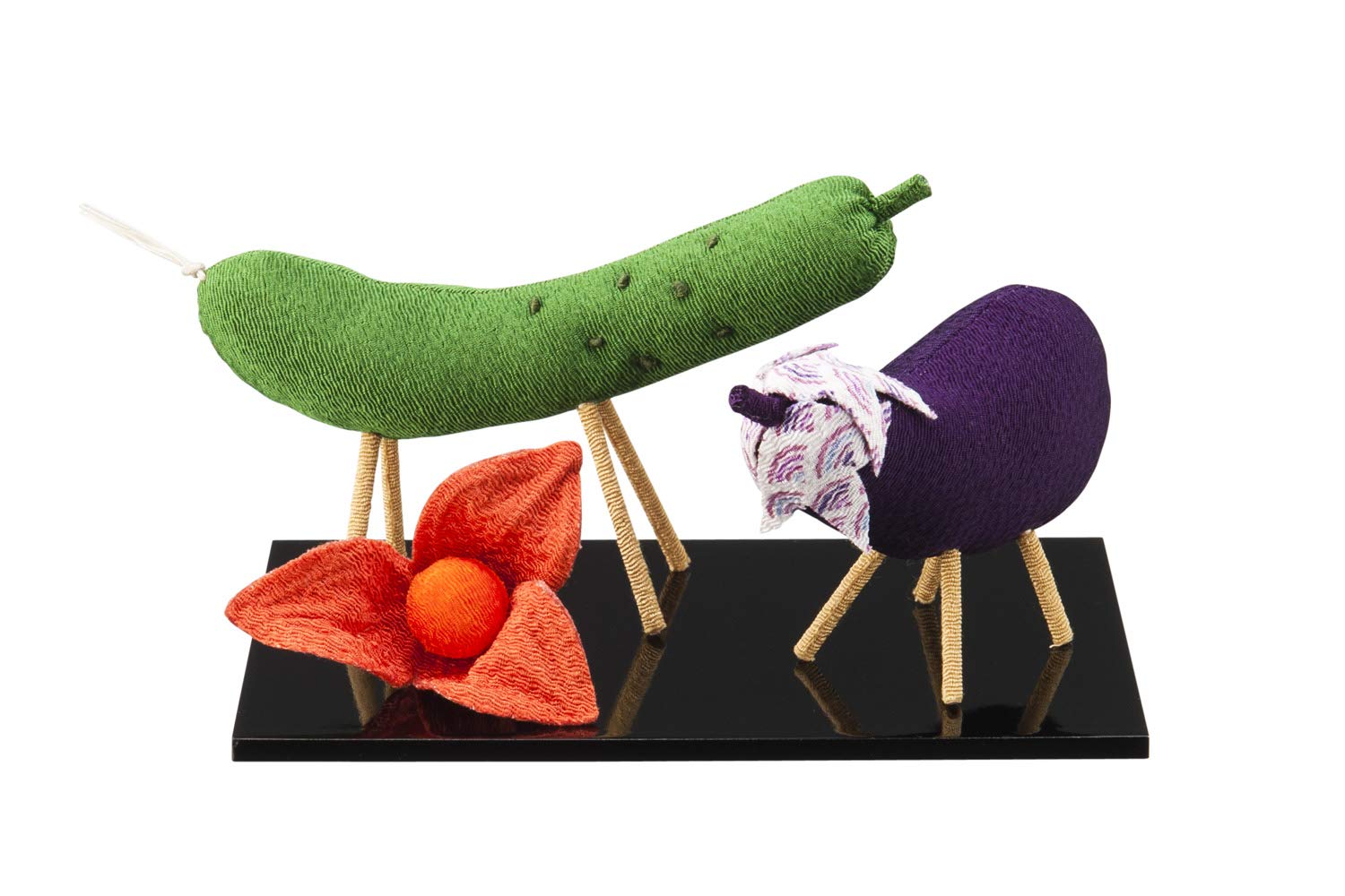 Hasegawa Bon Supplies Decor: Crepe Cattle & Horse Hozuki Japan Gifts Stylish Modern Mini Compact