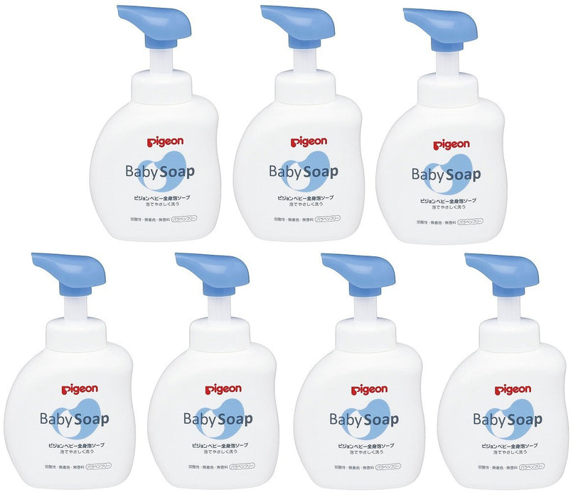 Pigeon Foaming Soap Bottle 500Ml (0+ Months) Bulk Purchase - 7 Pack - Made In Japan