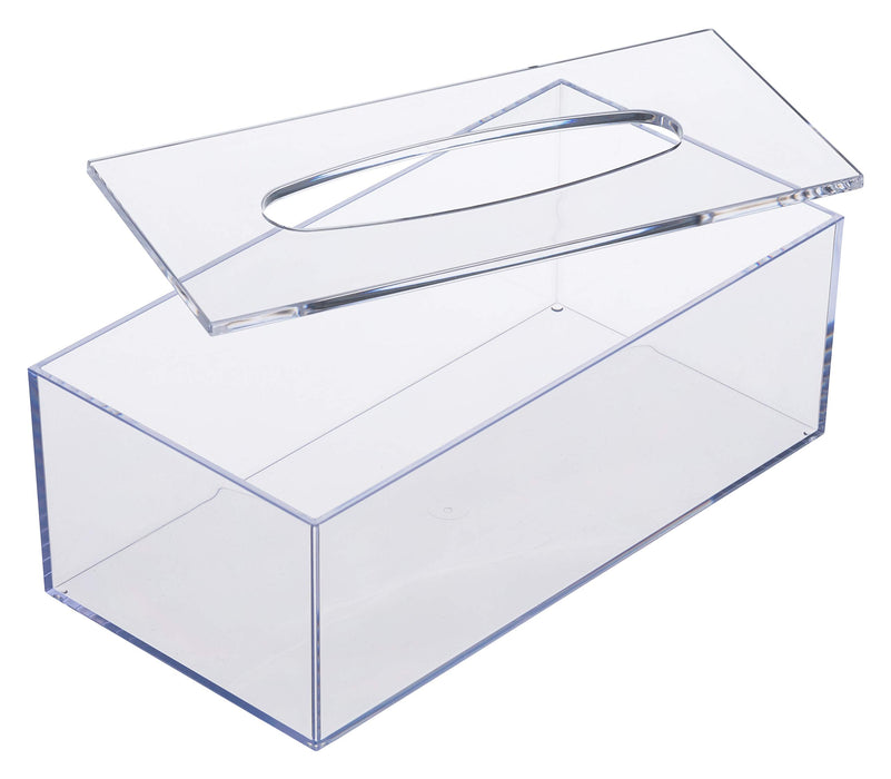 蝴蝶塑料工业日本泡沫塑料迪斯科纸巾盒矩形透明 125X244X86H（毫米）