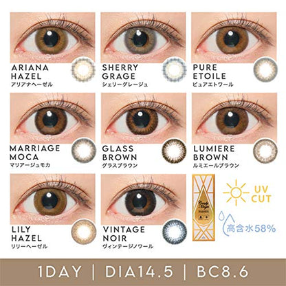 Candy Magic 1Day Gossip Brown 10 Pieces Japan -0.00 ±0.00