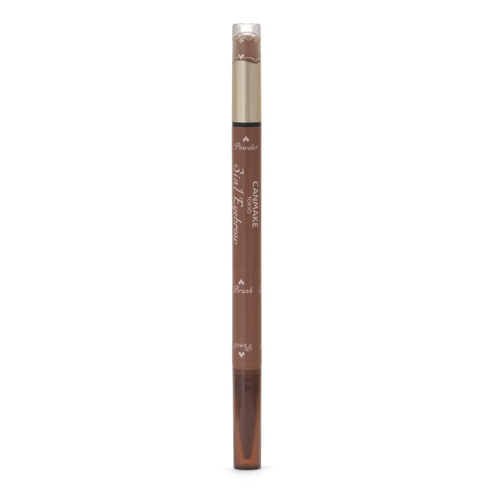 Canmake 3In1 Natural Brown Eyebrow Pencil 0.57g - Enhance Your Look