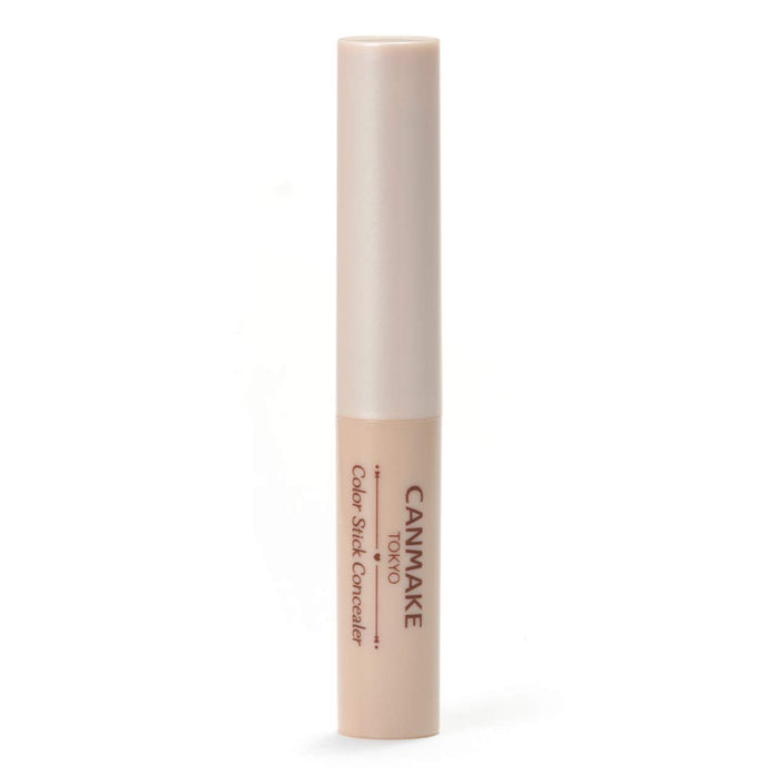 Canmake Natural Beige Color Stick Concealer 1.9G - Oil-free Long-lasting Coverage