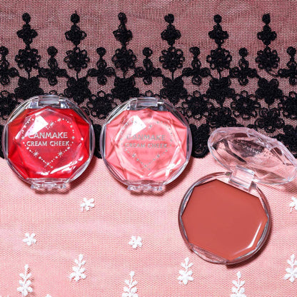 Canmake Cream Cheek 14 - Apple Cream Red Lightweight 2.3G Makeup Blush