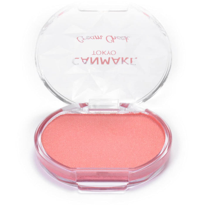 Canmake Cream Cheek Peach Dazzle P01 Pearl Type Makeup Blush
