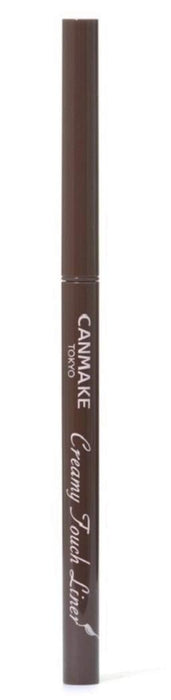 Canmake Creamy Touch Liner 02 Medium Brown 0.08g - Japanese Eyeliners Products