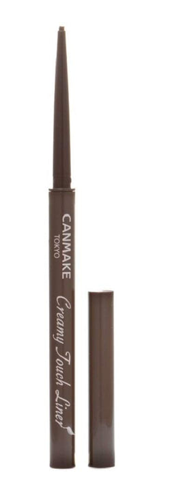 Canmake Creamy Touch Liner 02 Medium Brown 0.08g - Japanese Eyeliners Products